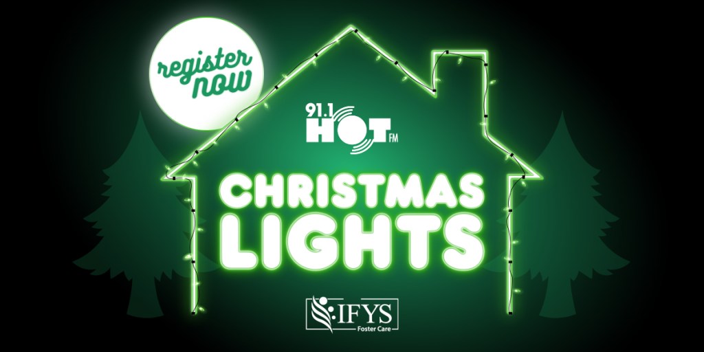 91.1 HOT FM CHRISTMAS LIGHTS MAP