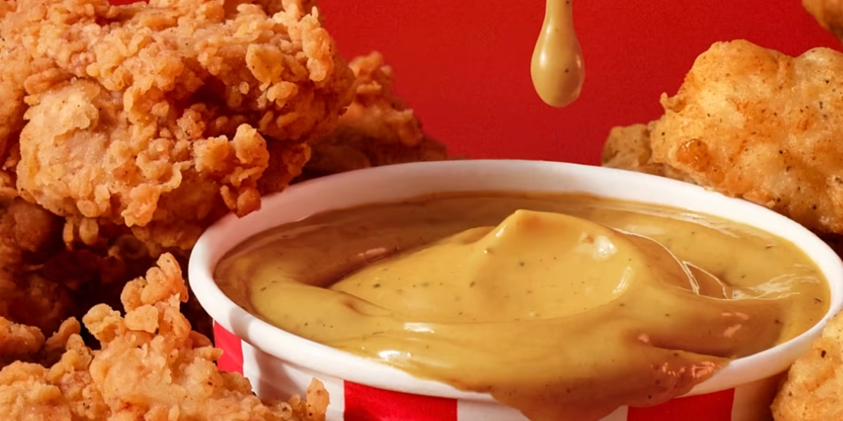 KFC Drops ‘Liquid Gold’ Sauce — But Only Duncans Got First Taste - 91.1 ...