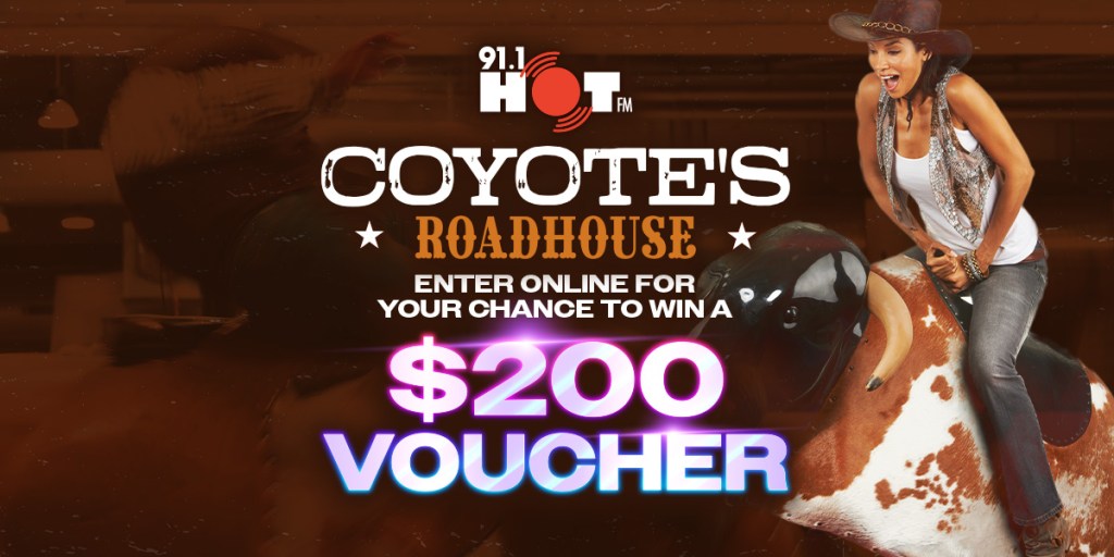 $200 Coyote’s Roadhouse Venue Voucher
